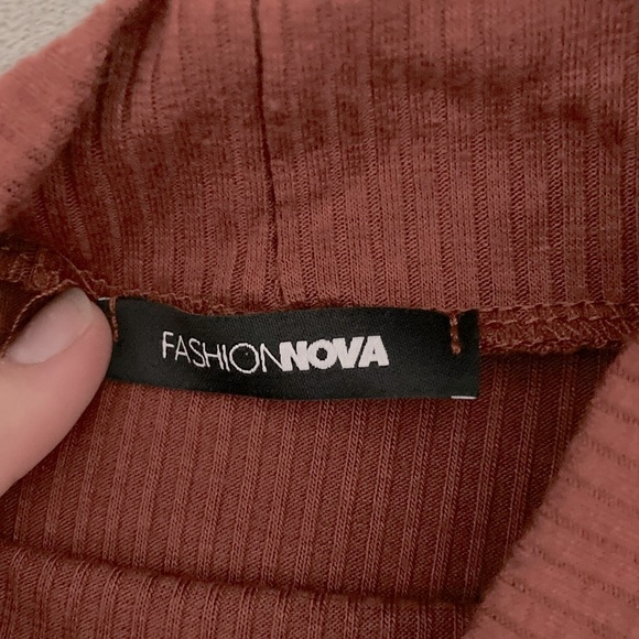 Fashion Nova Ribbed “Spoiled” Longsleeve - Picture 2 of 3